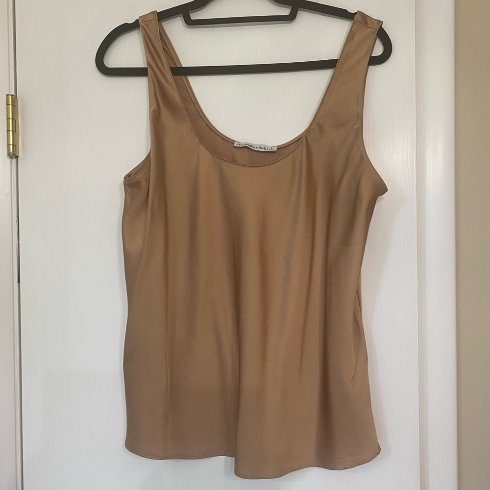 Abercrombie and Fitch Scoop Neck Satin Camisole
